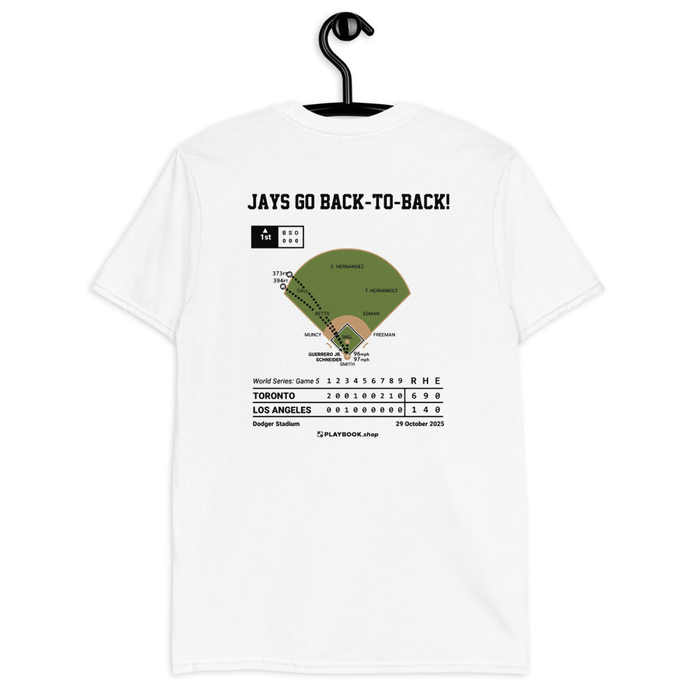 Toronto Blue Jays Greatest Plays T-shirt: Jays go Back-to-Back! (2025)
