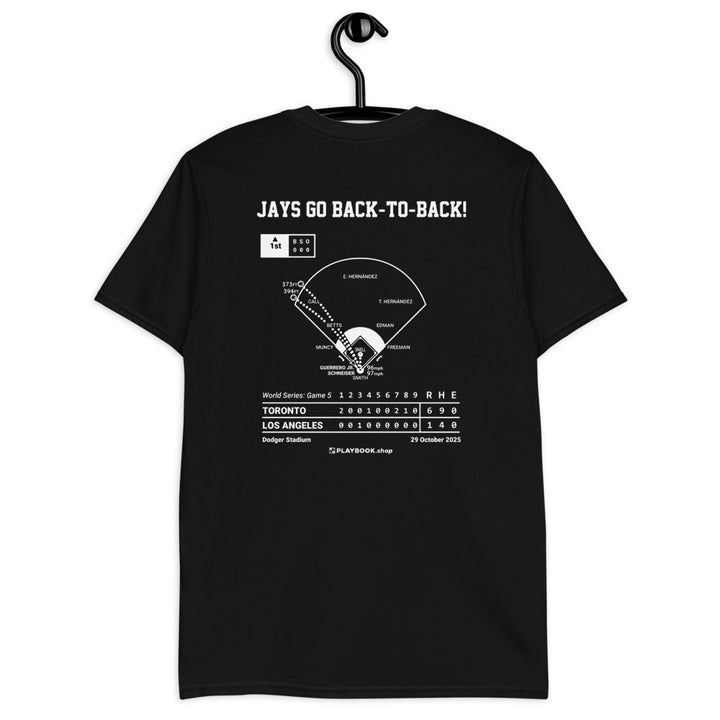 Toronto Blue Jays Greatest Plays T-shirt: Jays go Back-to-Back! (2025)