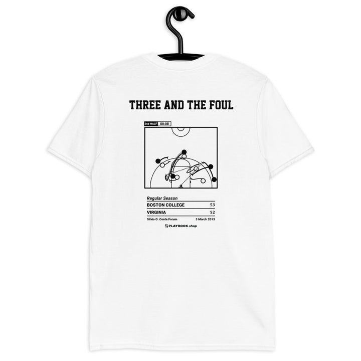 Boston College Basketball Greatest Plays T-shirt: Three and the foul (2013)