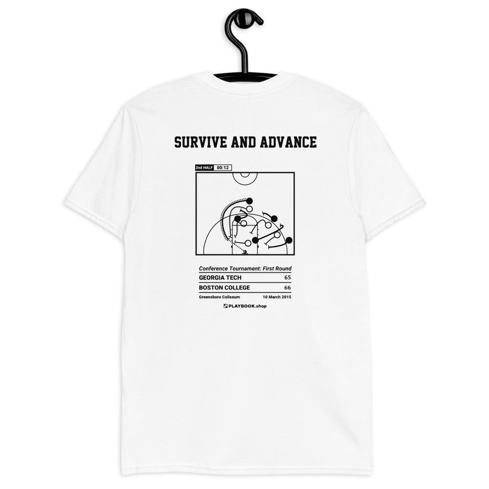 Boston College Basketball Greatest Plays T-shirt: Survive and advance (2015)