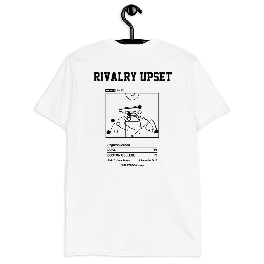 Boston College Basketball Greatest Plays T-shirt: Rivalry Upset (2017)