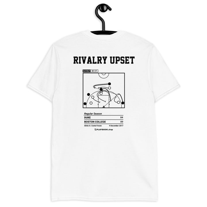 Boston College Basketball Greatest Plays T-shirt: Rivalry Upset (2017)