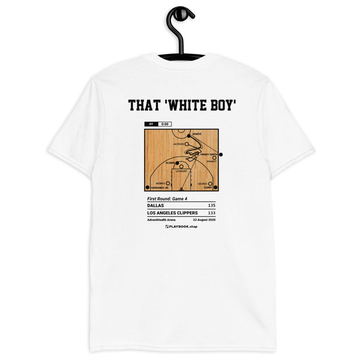 Dallas Mavericks Greatest Plays T-shirt: That 'White Boy' (2020)