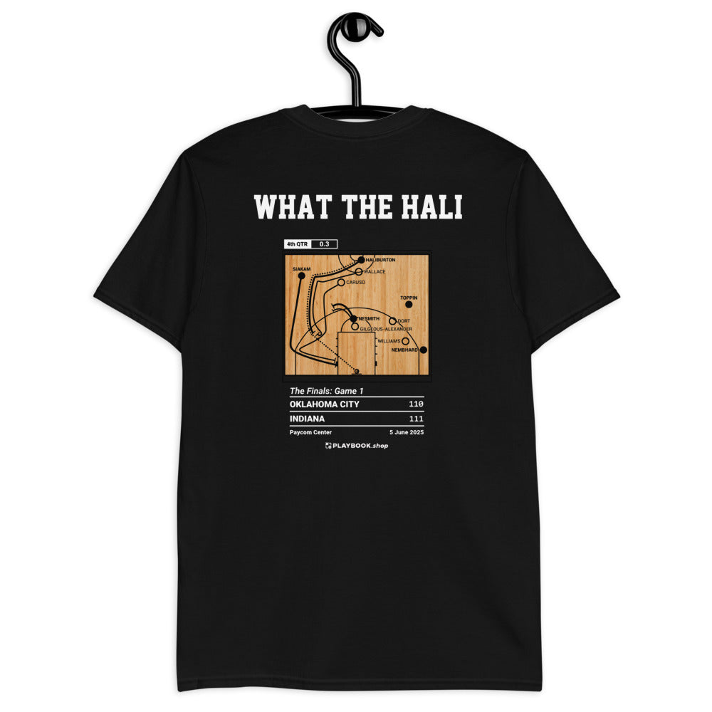 Indiana Pacers Greatest Plays T-shirt: WHAT THE HALI (2025)