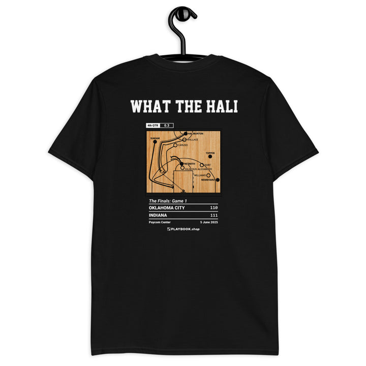 Indiana Pacers Greatest Plays T-shirt: WHAT THE HALI (2025)