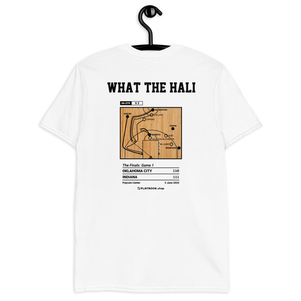 Indiana Pacers Greatest Plays T-shirt: WHAT THE HALI (2025)