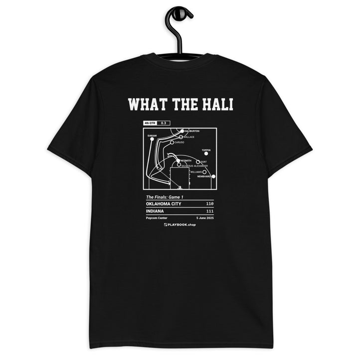 Indiana Pacers Greatest Plays T-shirt: WHAT THE HALI (2025)