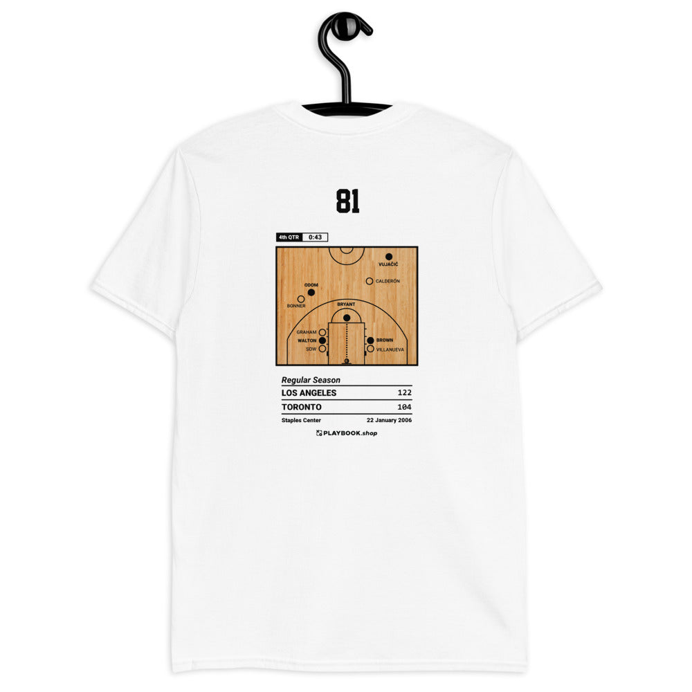 Los Angeles Lakers Greatest Plays T-shirt: 81 (2006)