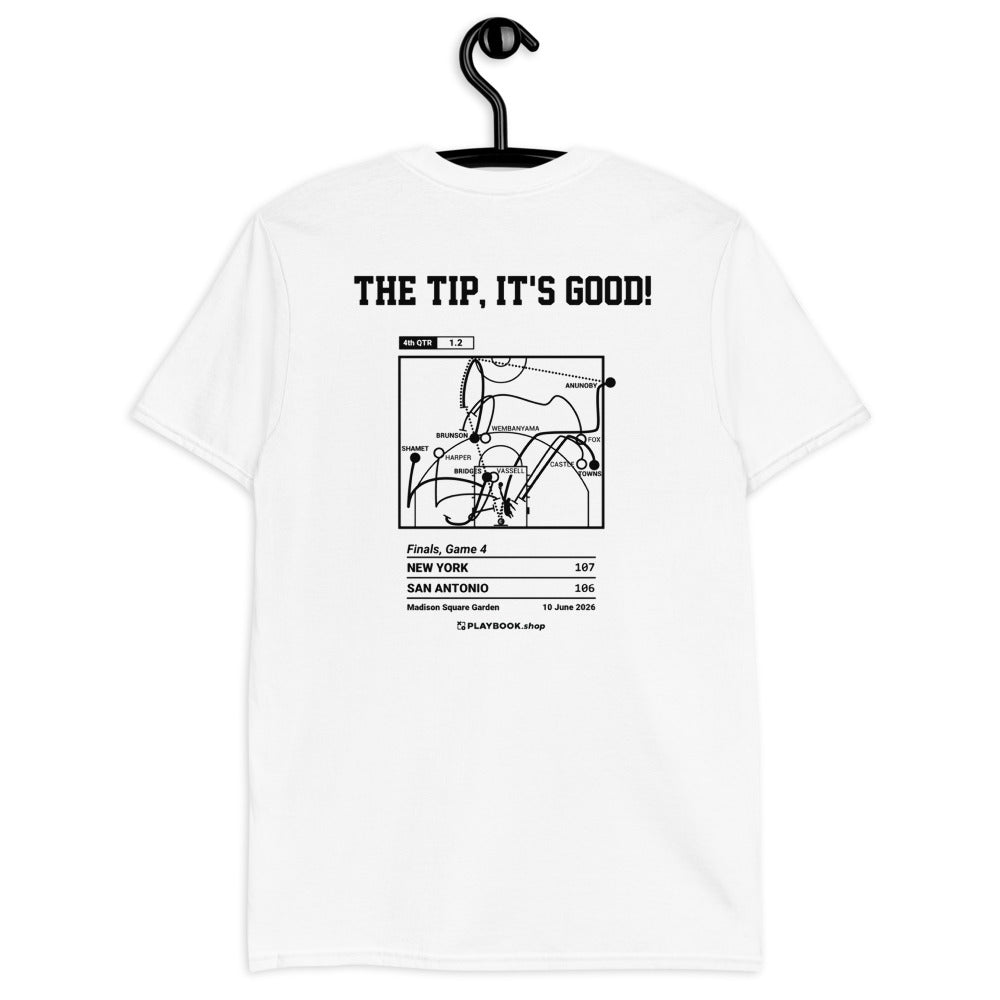 New York Knicks Greatest Plays T-shirt: The Tip, It's Good! (2026)