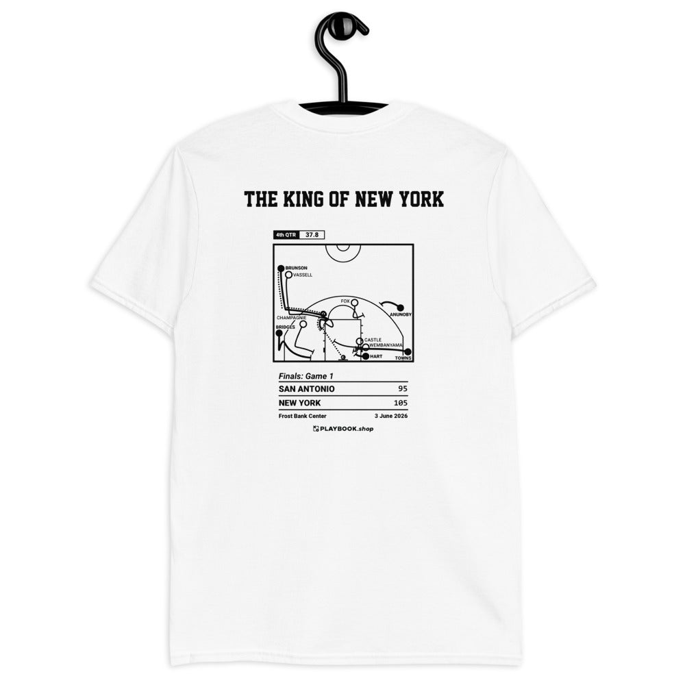 New York Knicks Greatest Plays T-shirt: The King of New York (2026)