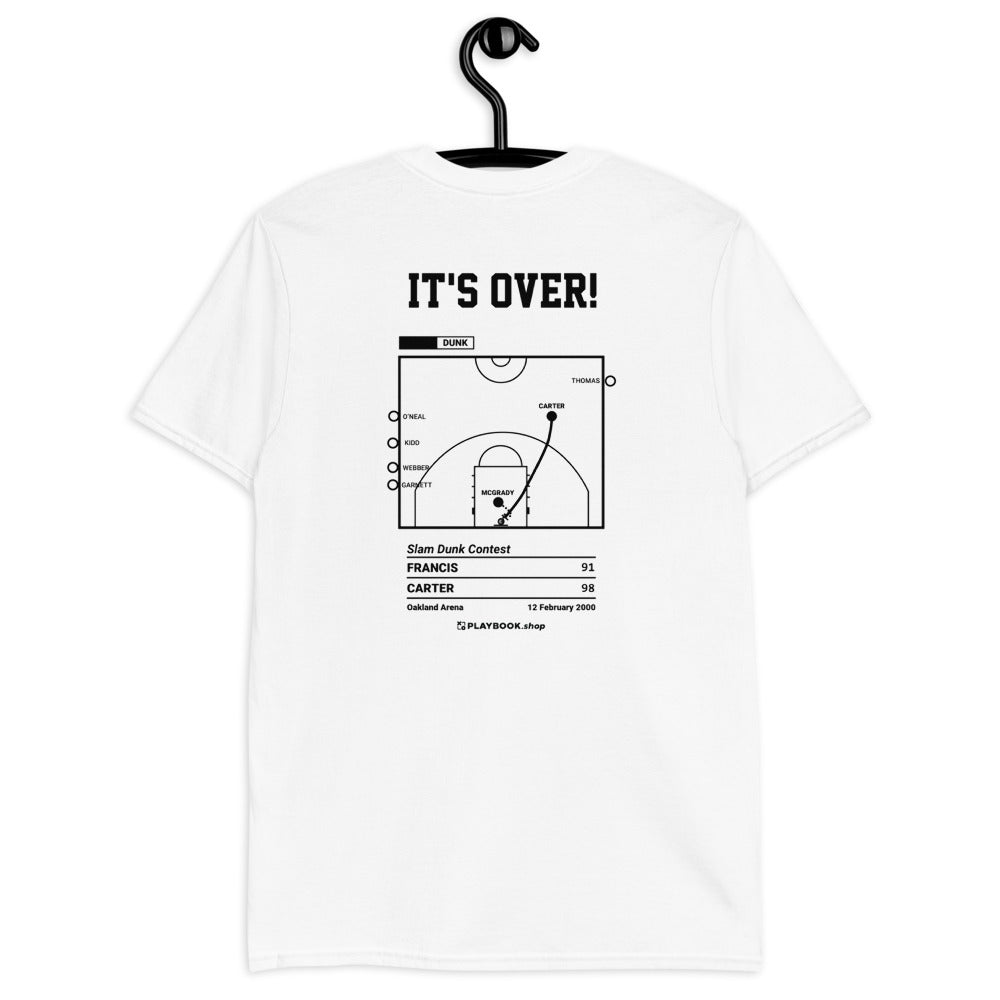 Toronto Raptors Greatest Plays T-shirt: It's over! (2000)