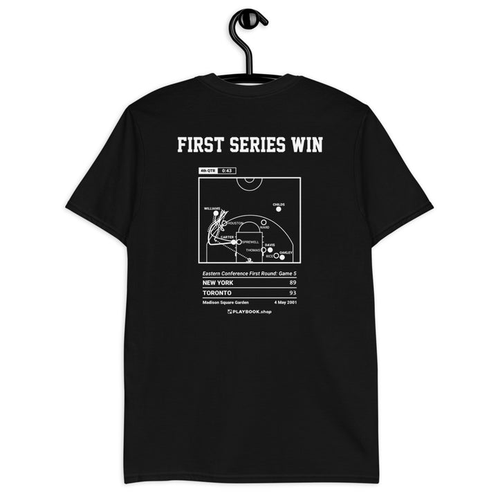 Toronto Raptors Greatest Plays T-shirt: First Series Win (2001)