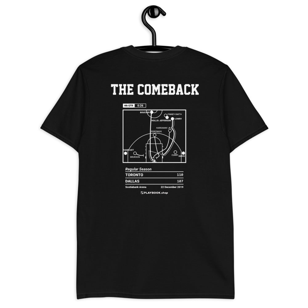 Toronto Raptors Greatest Plays T-shirt: The Comeback (2019)