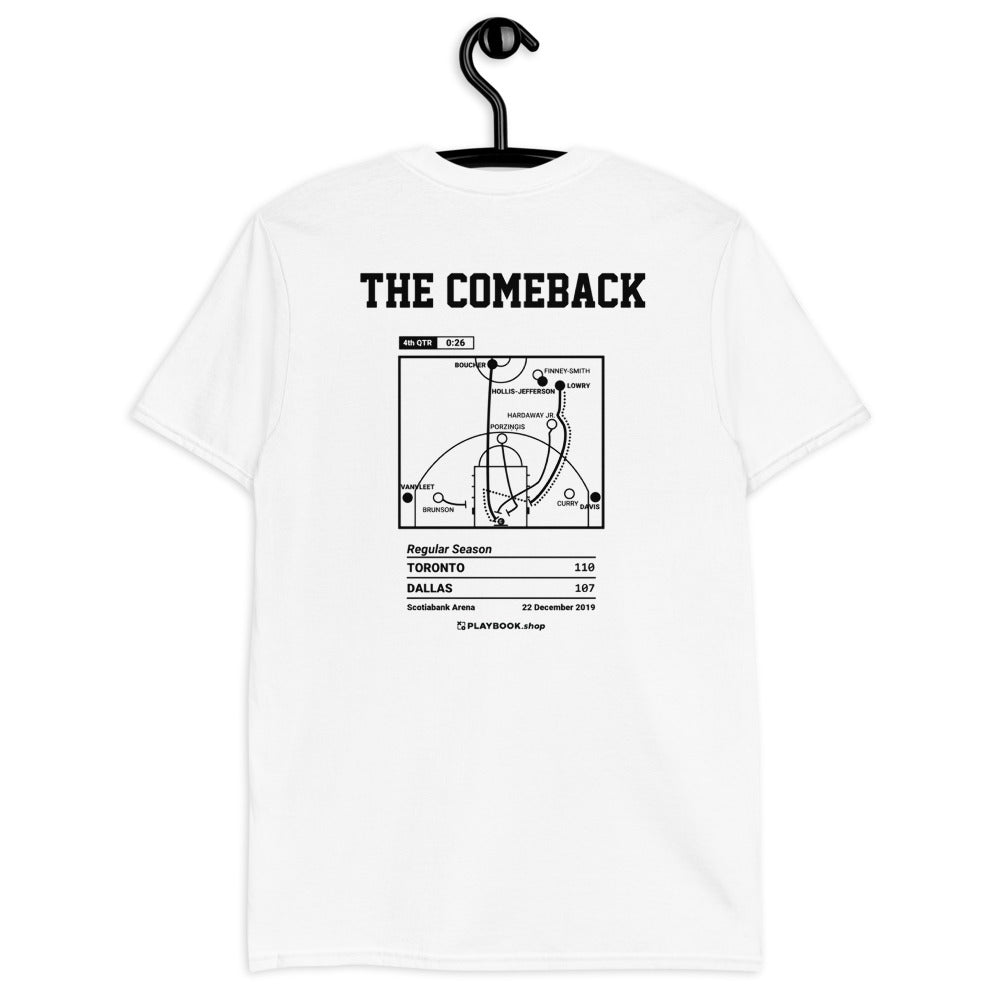 Toronto Raptors Greatest Plays T-shirt: The Comeback (2019)