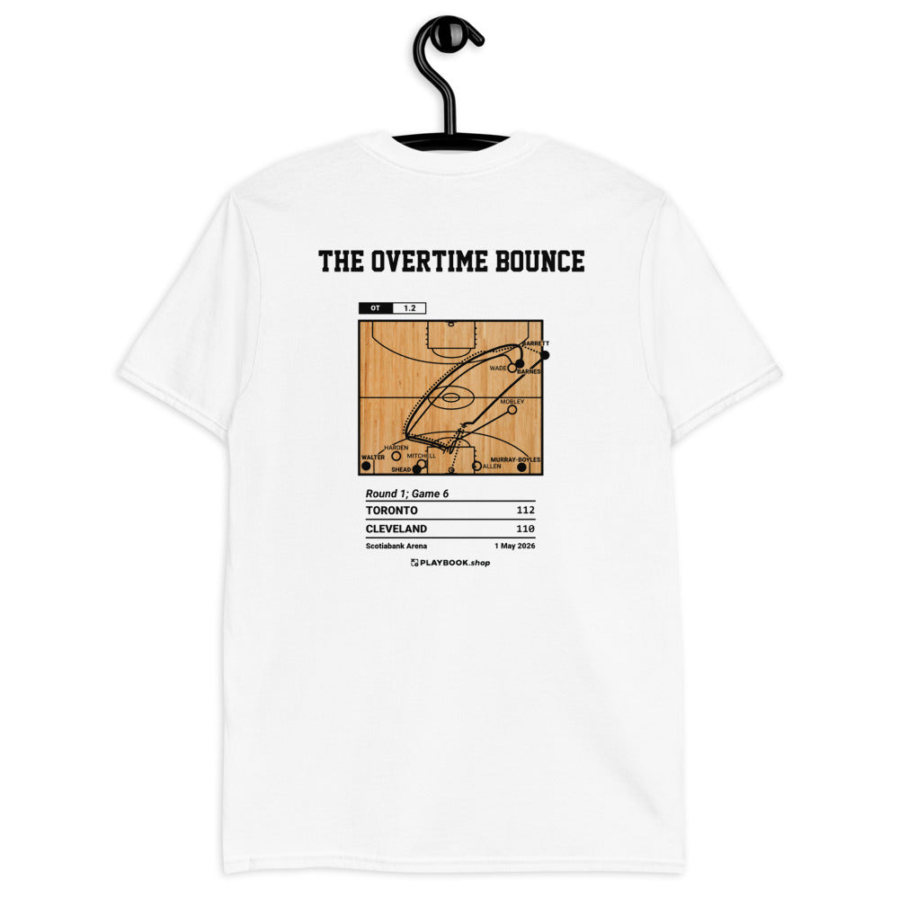 Toronto Raptors Greatest Plays T-shirt: The Overtime Bounce (2026)