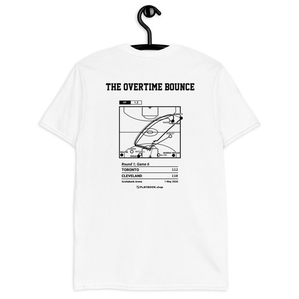 Toronto Raptors Greatest Plays T-shirt: The Overtime Bounce (2026)