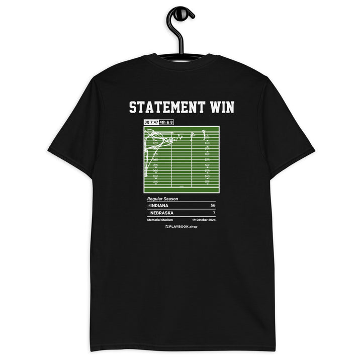 Indiana Football Greatest Plays T-shirt: Statement Win (2024)