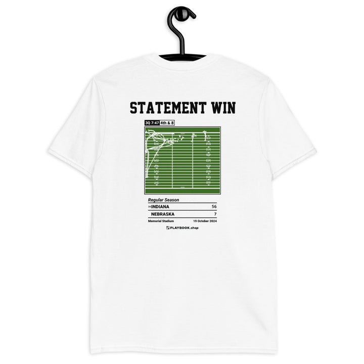 Indiana Football Greatest Plays T-shirt: Statement Win (2024)