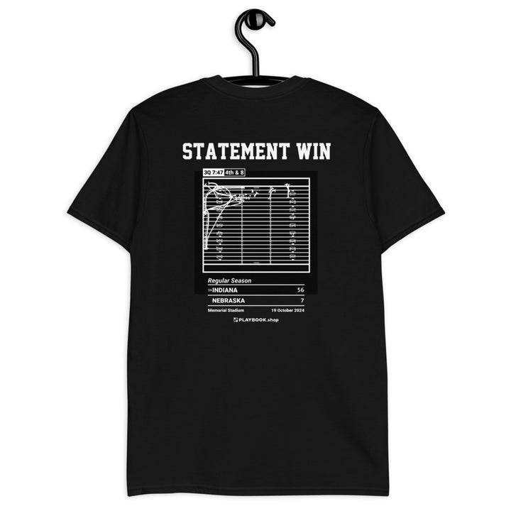 Indiana Football Greatest Plays T-shirt: Statement Win (2024)