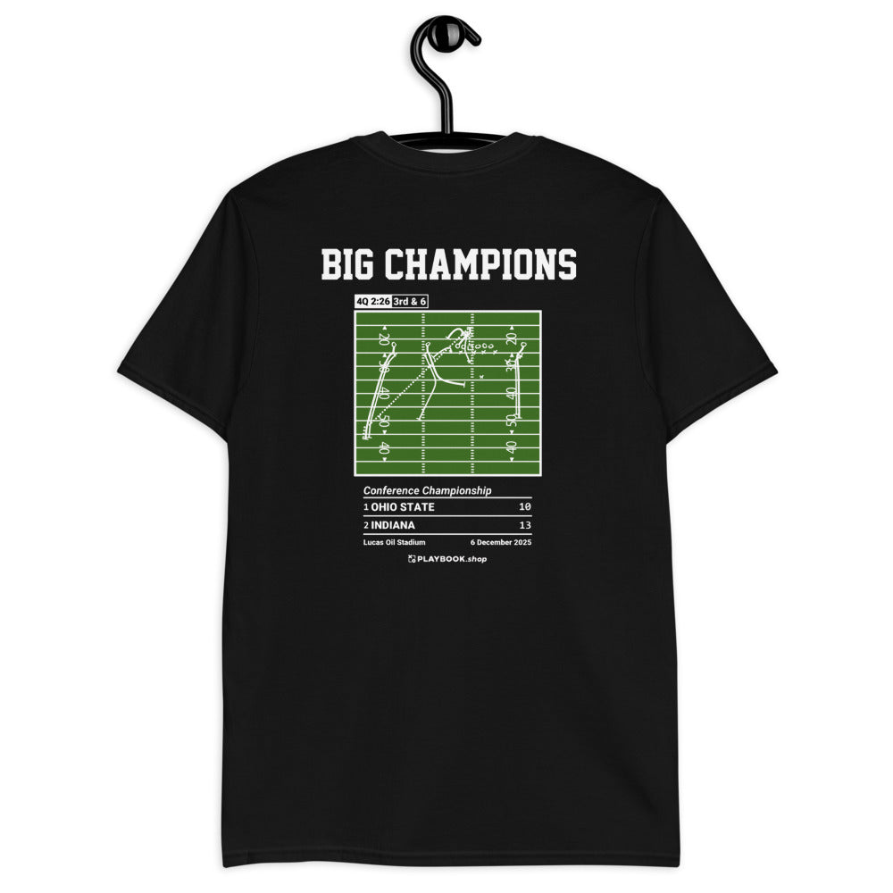 Indiana Football Greatest Plays T-shirt: BIG Champions (2025)