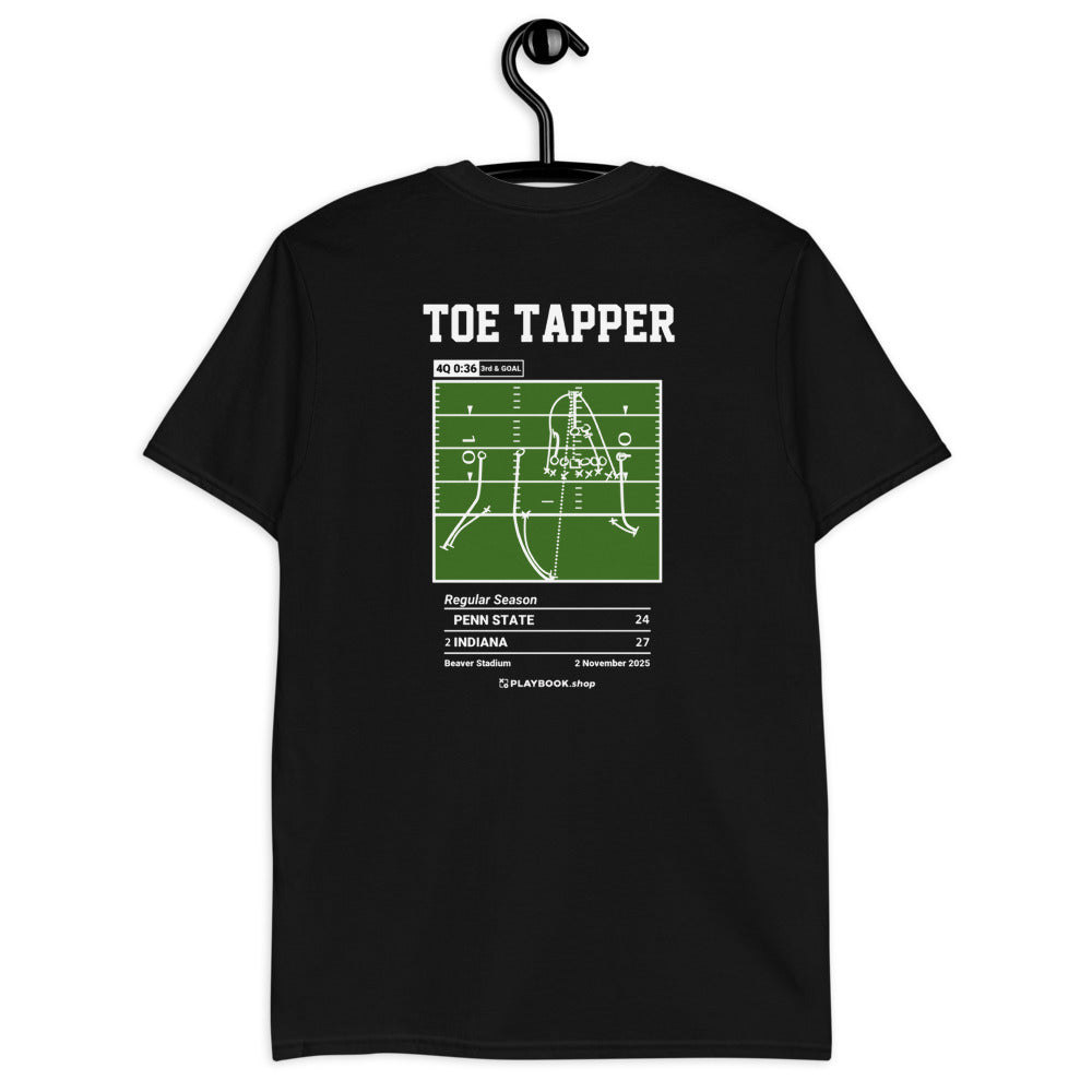 Indiana Football Greatest Plays T-shirt: Toe Tapper (2025)