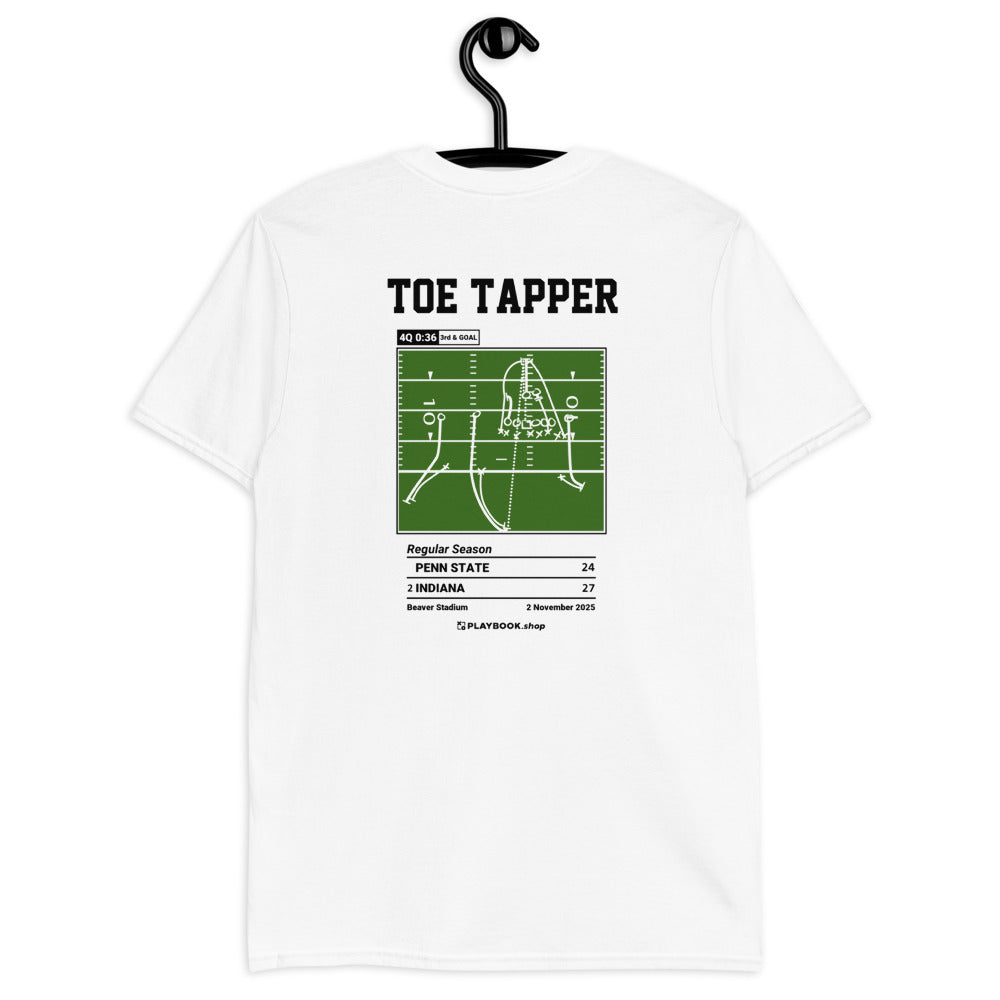 Indiana Football Greatest Plays T-shirt: Toe Tapper (2025)