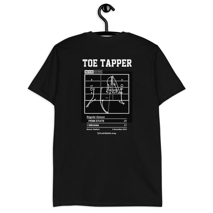 Indiana Football Greatest Plays T-shirt: Toe Tapper (2025)