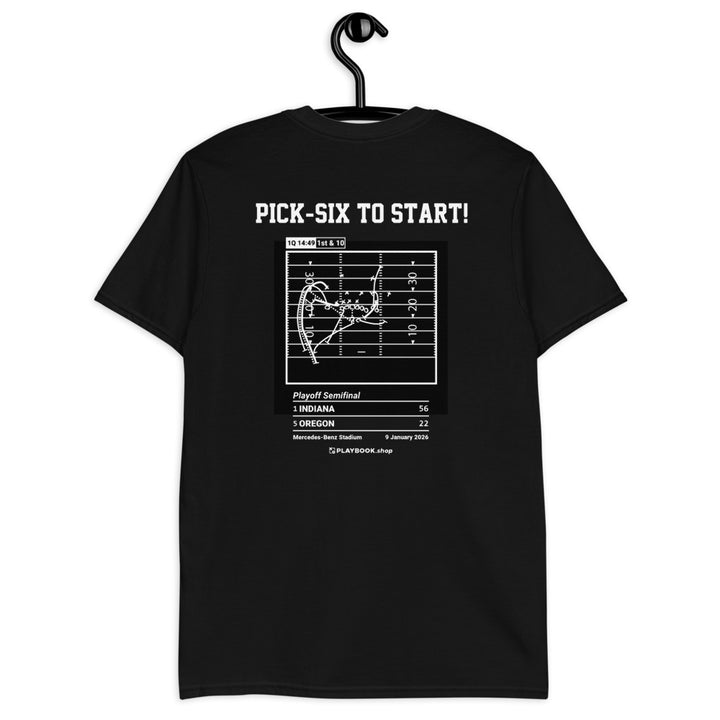 Indiana Football Greatest Plays T-shirt: Pick-Six to Start! (2026)
