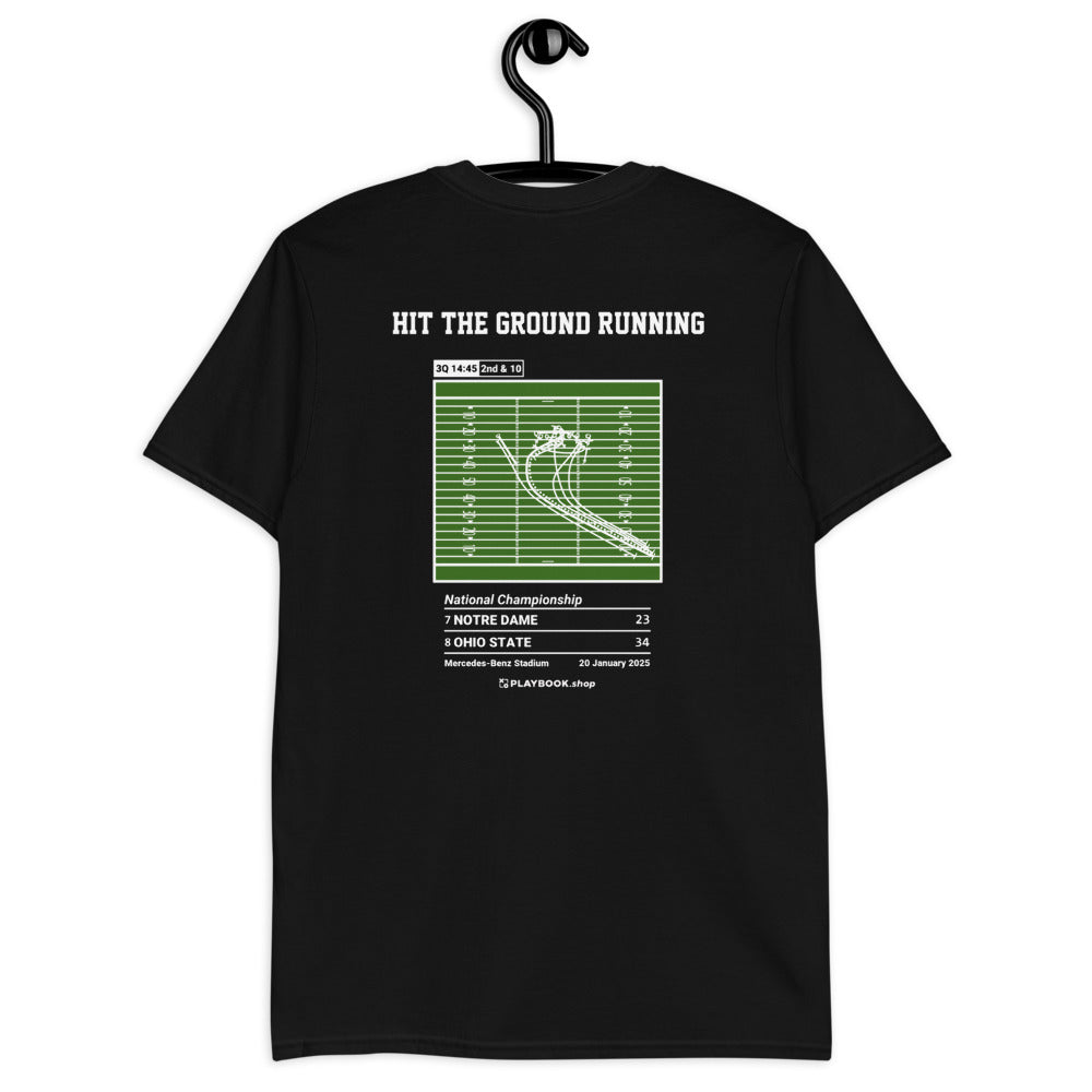 Ohio State Football Greatest Plays T-shirt: Hit the Ground Running (2025)