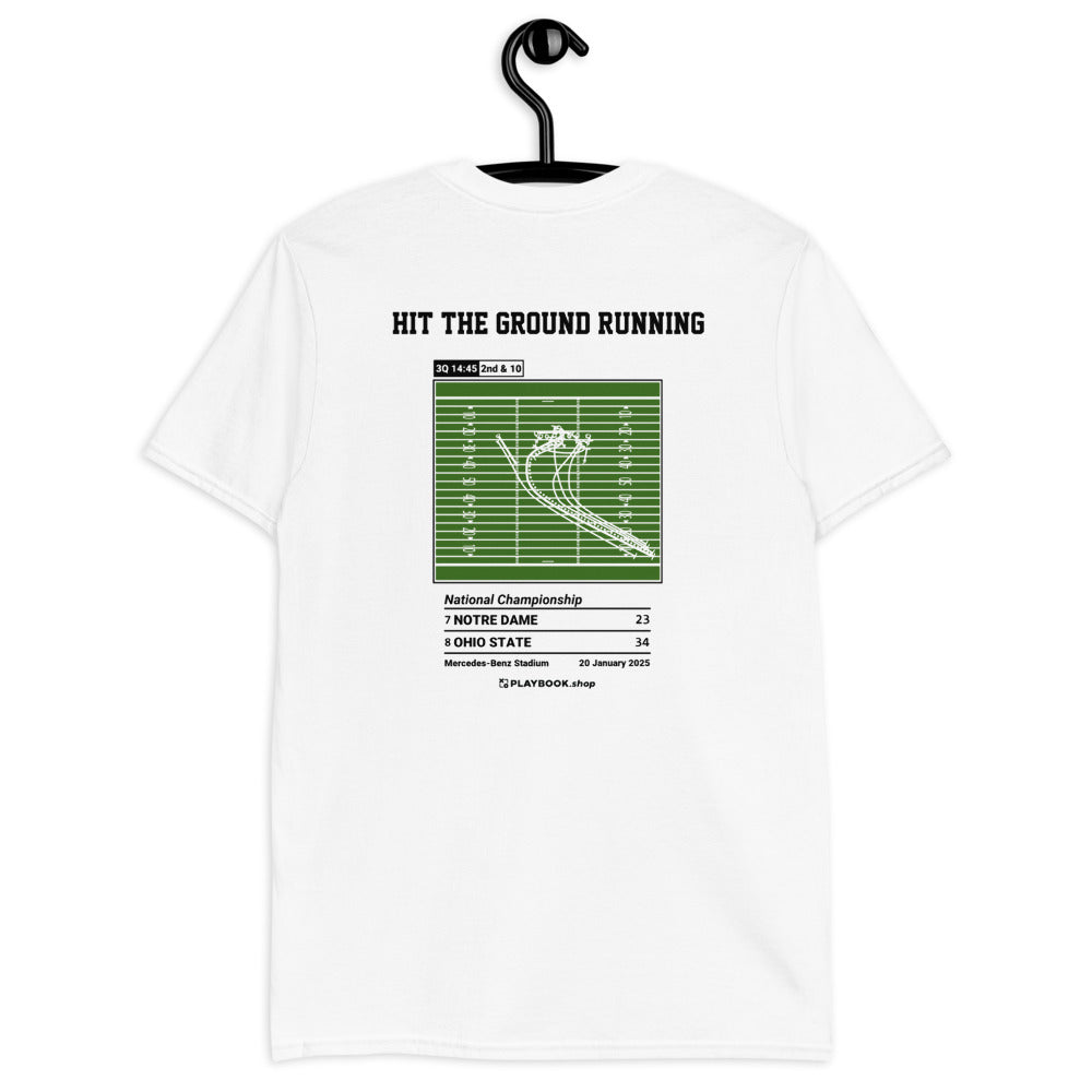 Ohio State Football Greatest Plays T-shirt: Hit the Ground Running (2025)