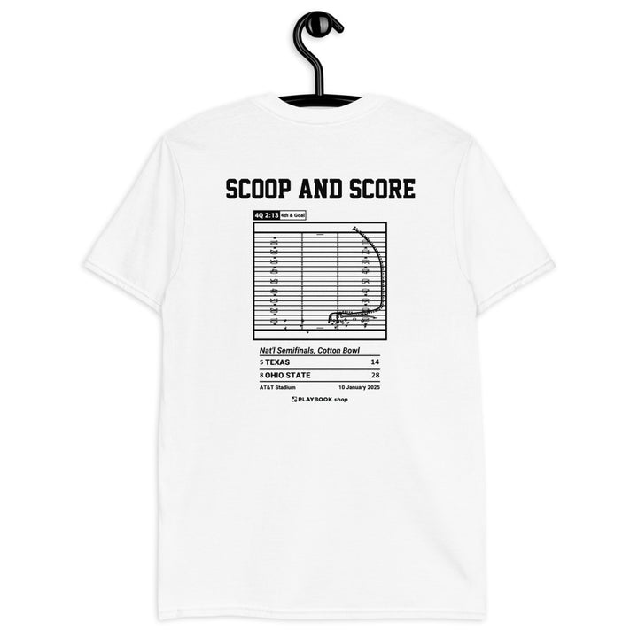 Ohio State Football Greatest Plays T-shirt: Scoop and Score (2025)