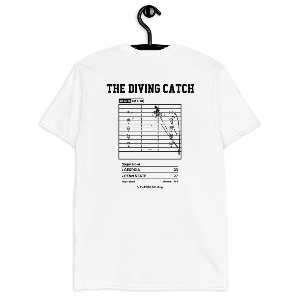 Penn State Football Greatest Plays T-shirt: The Diving Catch (1983)