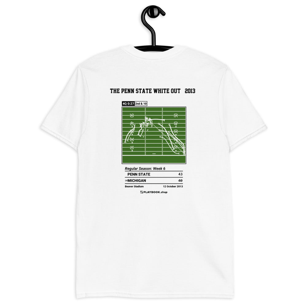 Penn State Football Greatest Plays T-shirt: The Penn State White Out (2013)® (2013)