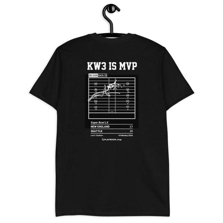 Seattle Seahawks Greatest Plays T-shirt: KW3 is MVP (2026)