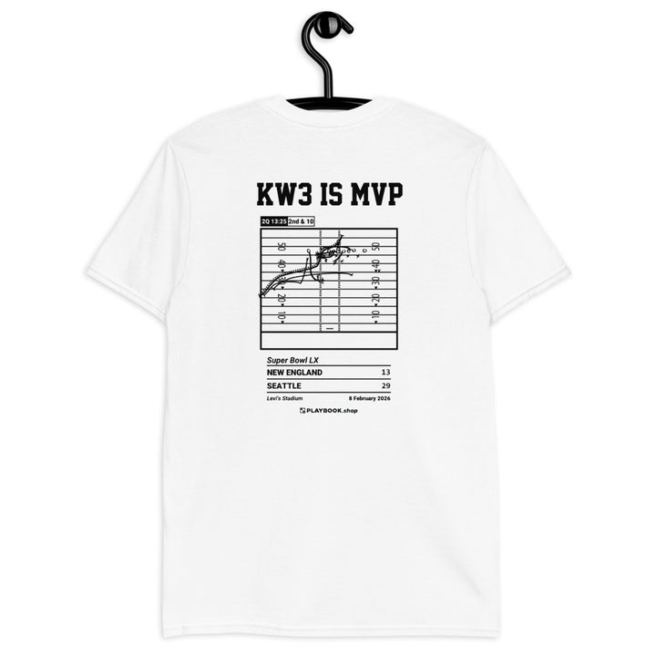 Seattle Seahawks Greatest Plays T-shirt: KW3 is MVP (2026)