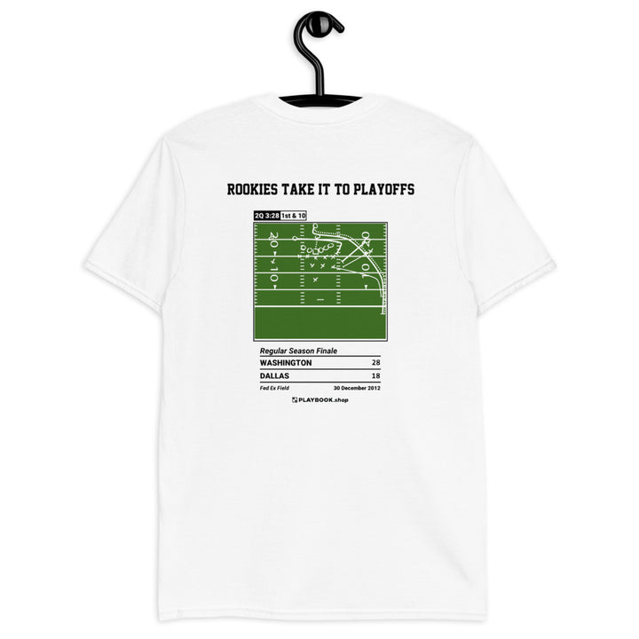 Washington Commanders Greatest Plays T-shirt: Rookies take it to playoffs (2012)