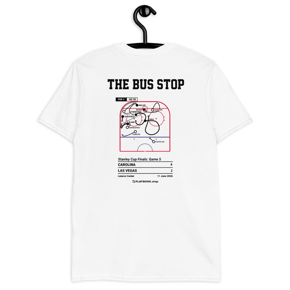 Carolina Hurricanes Greatest Goals T-shirt: The Bus STOP (2026)