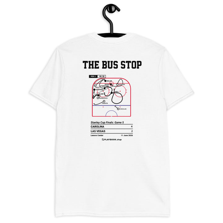 Carolina Hurricanes Greatest Goals T-shirt: The Bus STOP (2026)