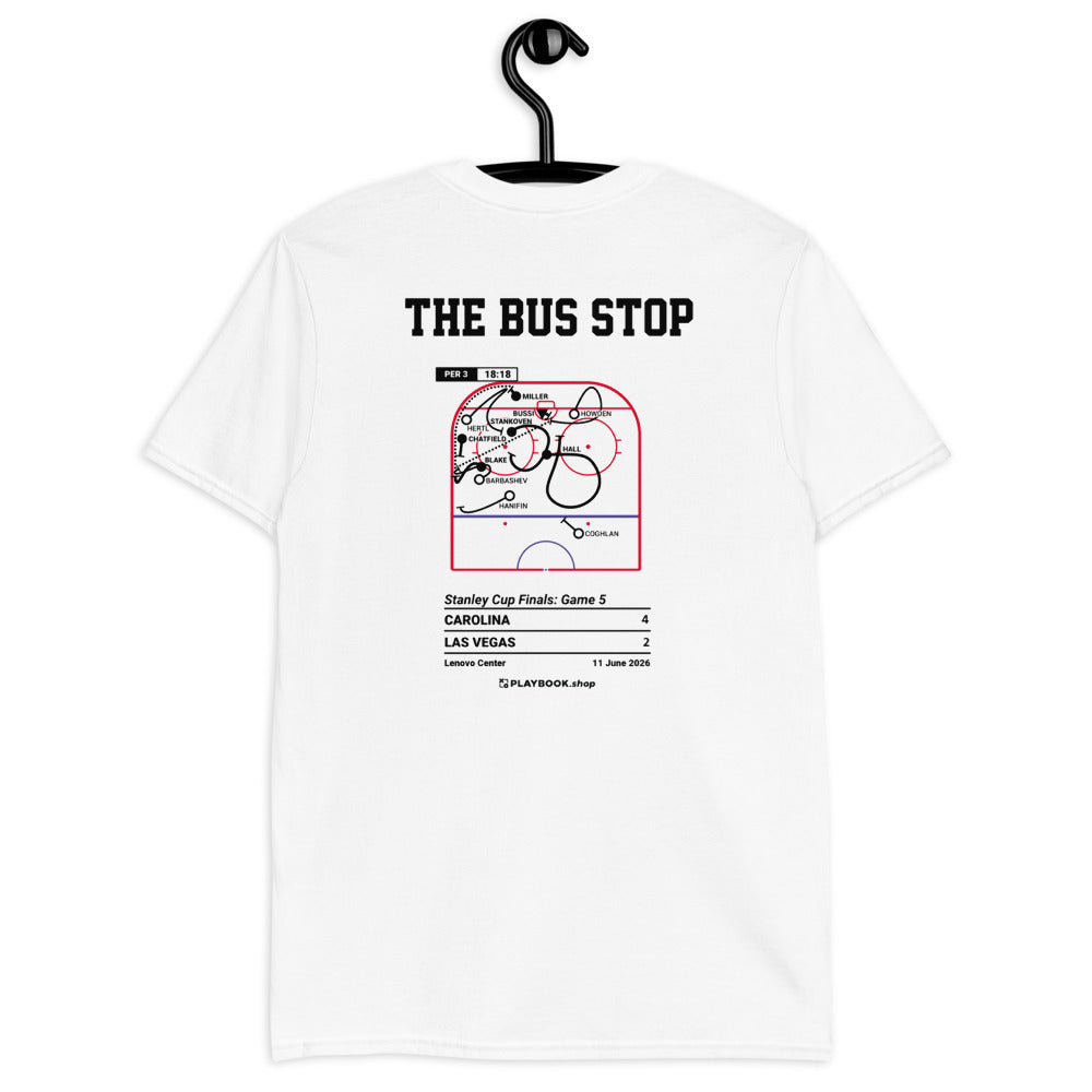 Carolina Hurricanes Greatest Goals T-shirt: The Bus STOP (2026)