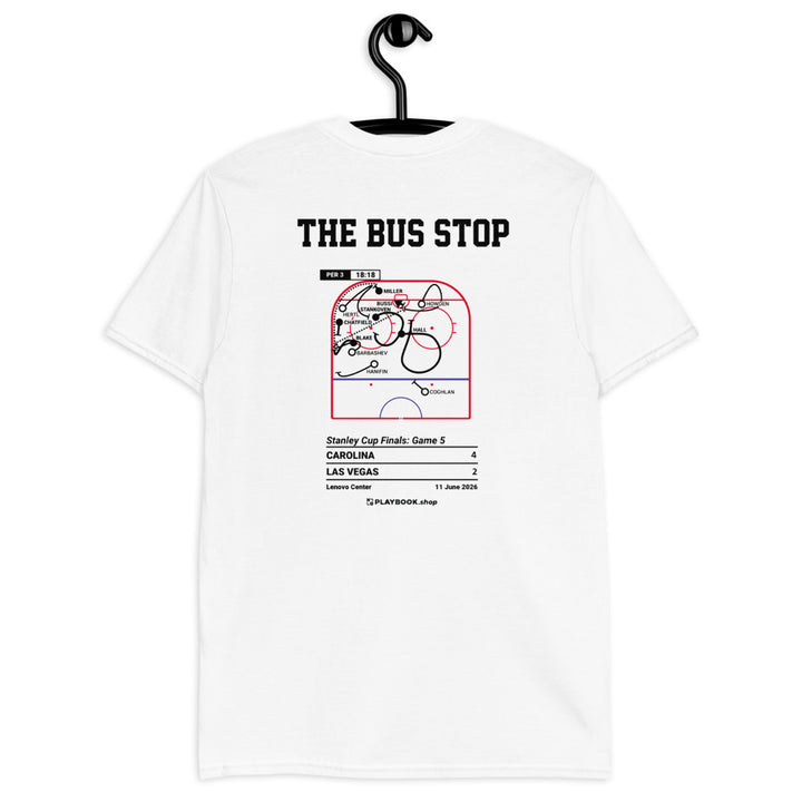 Carolina Hurricanes Greatest Goals T-shirt: The Bus STOP (2026)