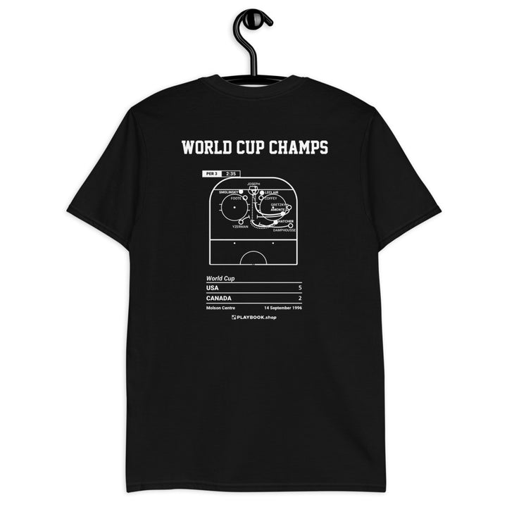 United States Men's National Hockey Team Greatest Goals T-shirt: World Cup Champs (1996)