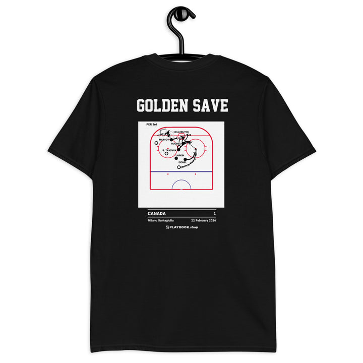 United States Men's National Hockey Team Greatest Goals T-shirt: Golden Save (2026)