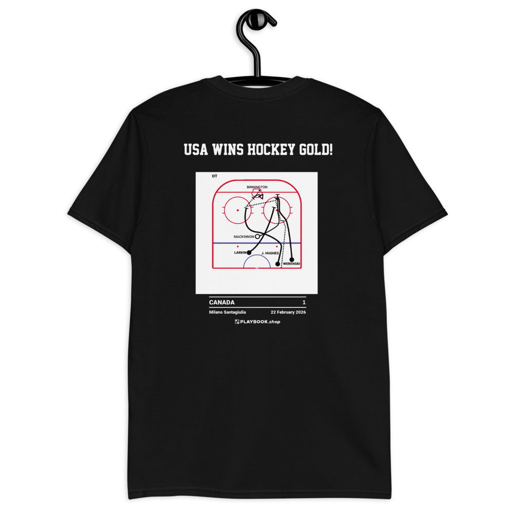 United States Men's National Hockey Team Greatest Goals T-shirt: USA Wins Hockey Gold! (2026)
