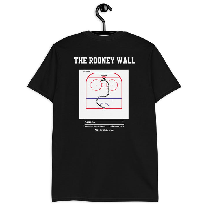 United States Women's National Hockey Team Greatest Goals T-shirt: The Rooney Wall (2018)