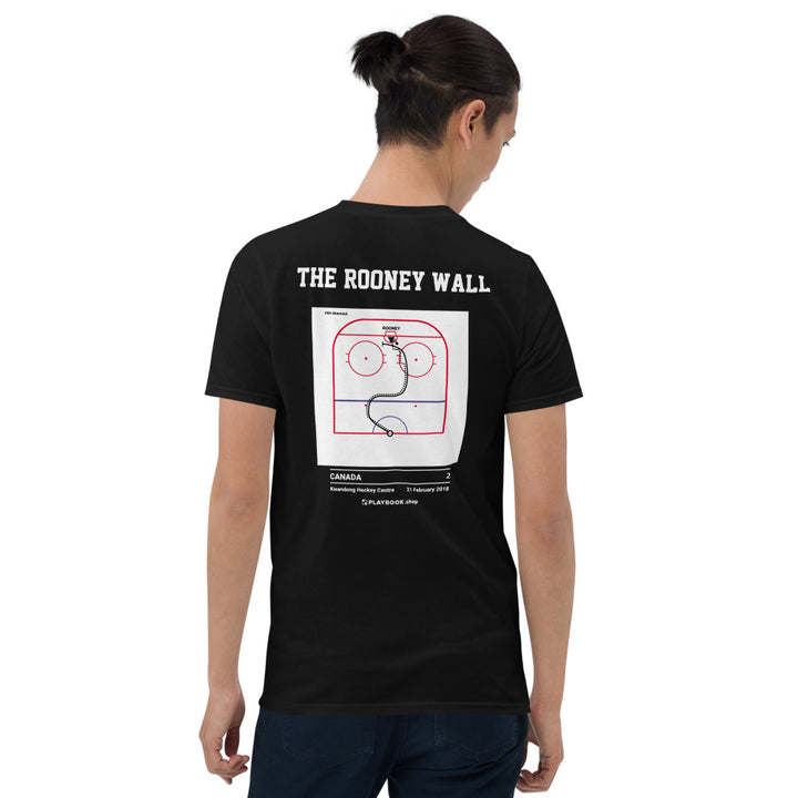 United States Women's National Hockey Team Greatest Goals T-shirt: The Rooney Wall (2018)