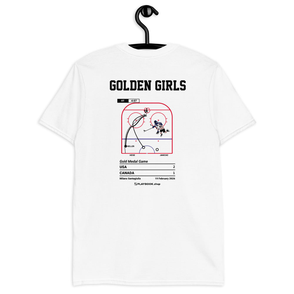 United States Women's National Hockey Team Greatest Goals T-shirt: Golden Girls (2026)