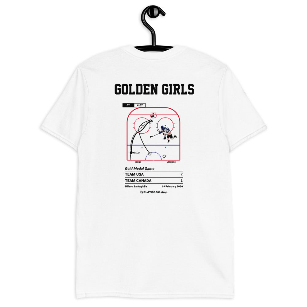 United States Women's National Hockey Team Greatest Goals T-shirt: Golden Girls (2026)