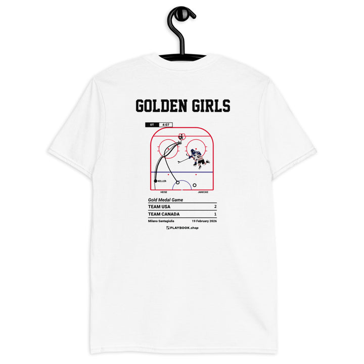 United States Women's National Hockey Team Greatest Goals T-shirt: Golden Girls (2026)