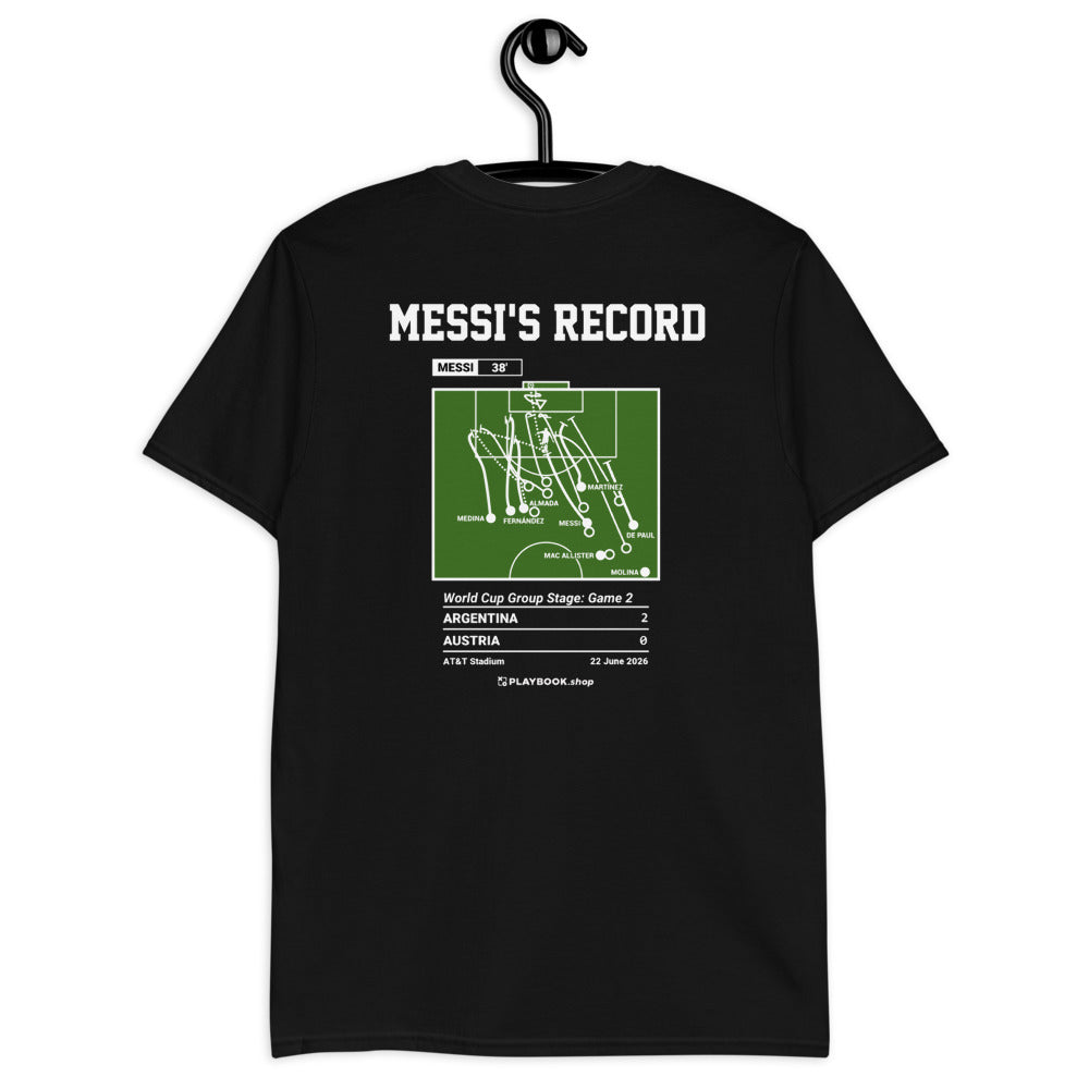 Argentina Greatest Goals T-shirt: Messi's Record (2026)