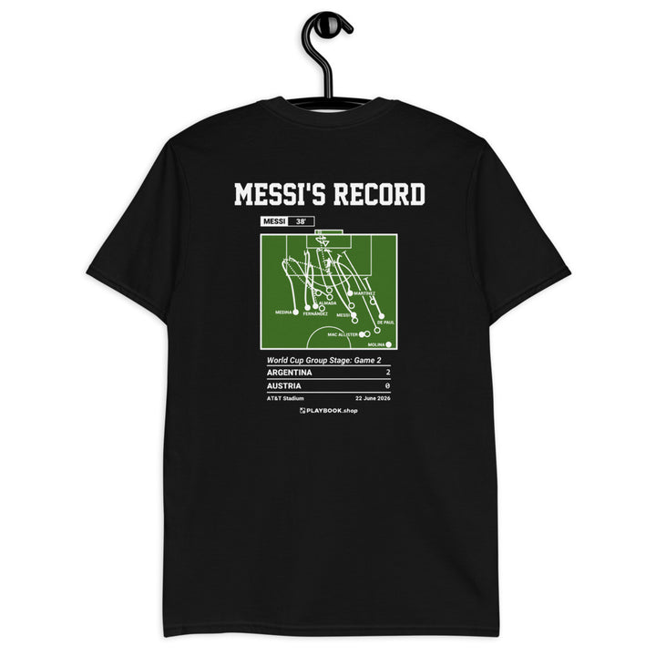 Argentina Greatest Goals T-shirt: Messi's Record (2026)